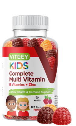 Complete Multi Vitamin Gummies with B Vitamins + Zinc for Kids - Viteey